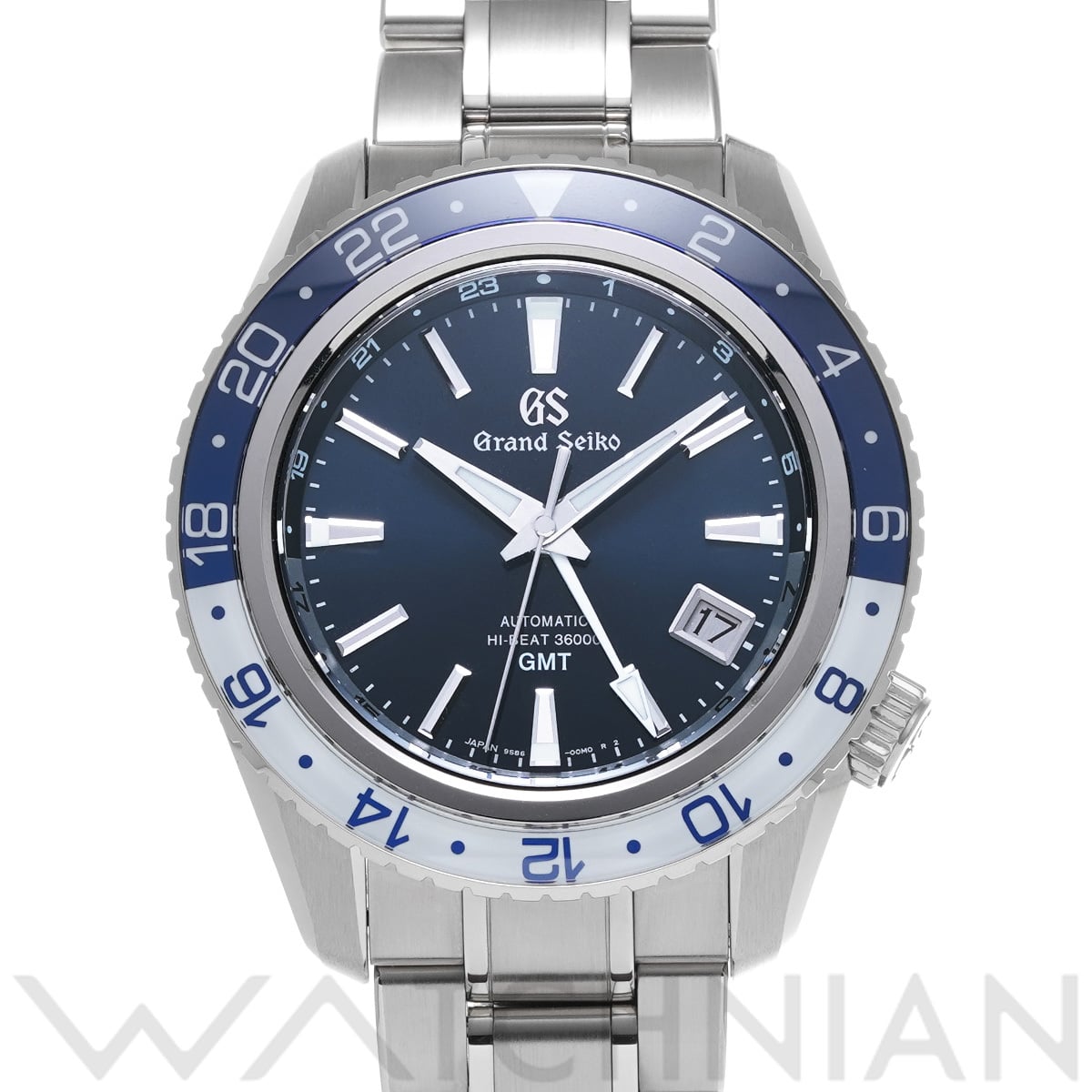 グランドセイコー スポーツコレクション メカニカル ハイビート36000 GMT SBGJ237 ミッドナイトブルー メンズ 時計 【中古】【wristwatch】