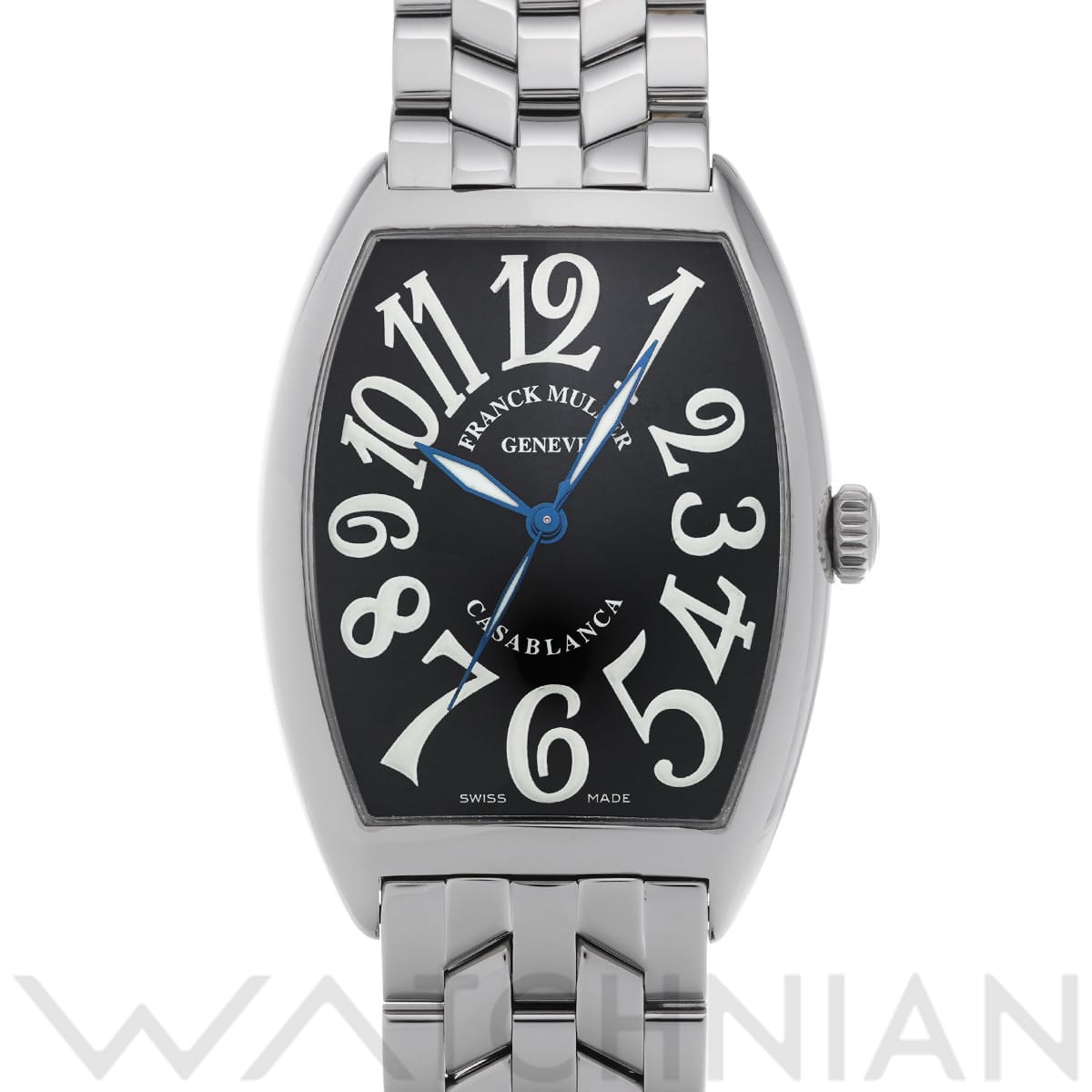 フランクミュラー トノウカーベックス カサブランカ 6850CASA ブラック メンズ 時計 【中古】【wristwatch】