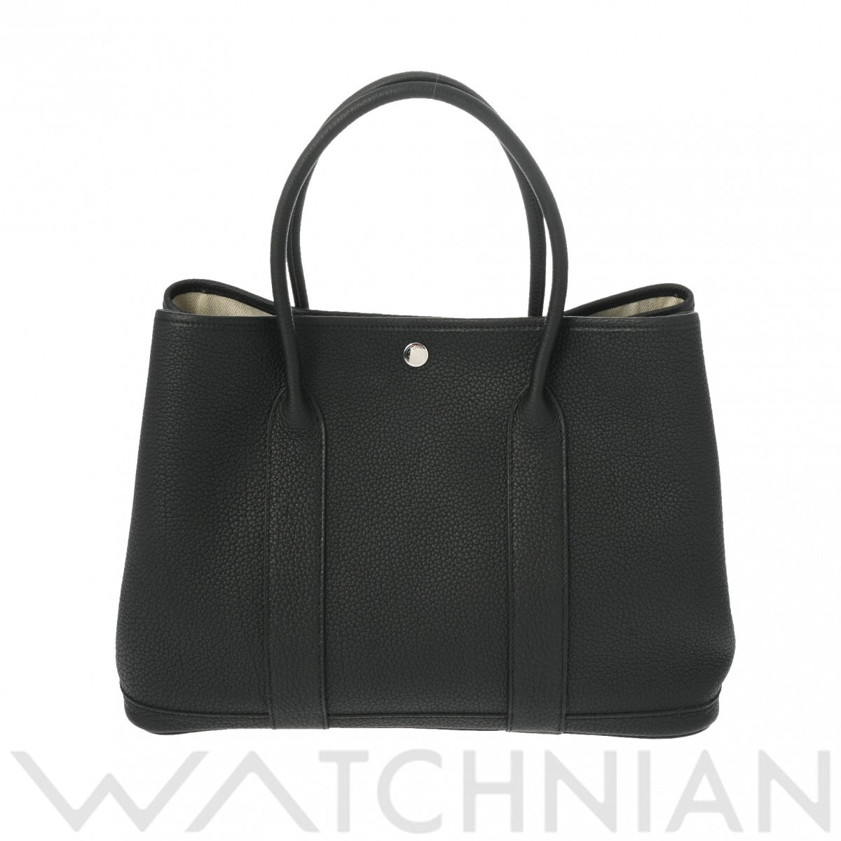 エルメス ガーデンパーティ PM  ブラック/パラジウム金具 ネゴンダ レディース バッグ 【未使用】【bag】