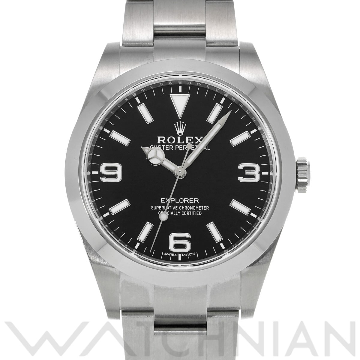 ロレックス エクスプローラー 214270 ブラック メンズ 時計 【中古】【wristwatch】