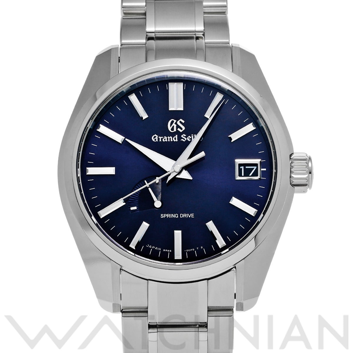 グランドセイコー ヘリテージコレクション スプリングドライブ SBGA375 ミッドナイトブルー メンズ 時計 【中古】【wristwatch】