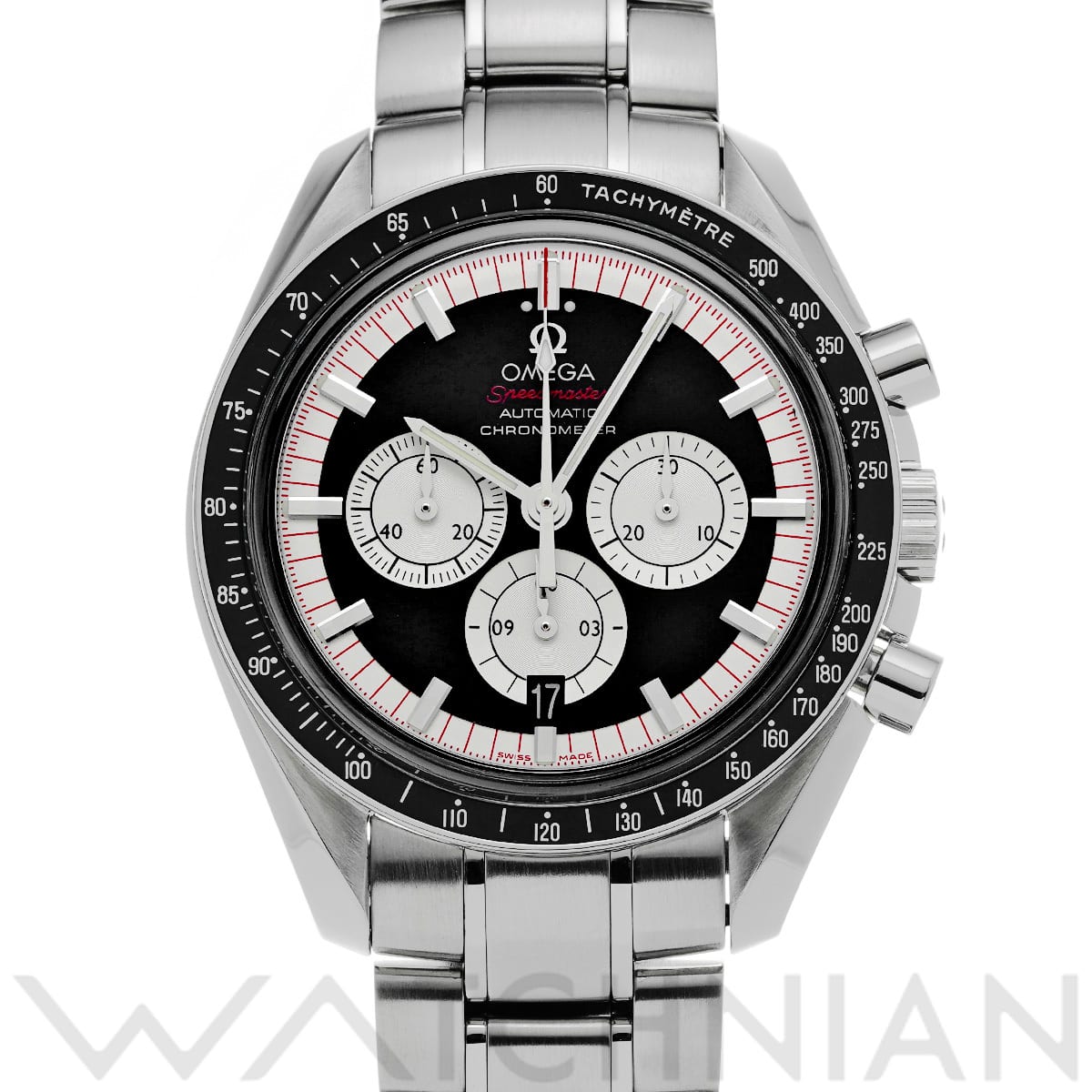 オメガ スピードマスター レジェンド ミハエル・シューマッハ 3507.51 ブラック/シルバー メンズ 時計 【中古】【wristwatch】