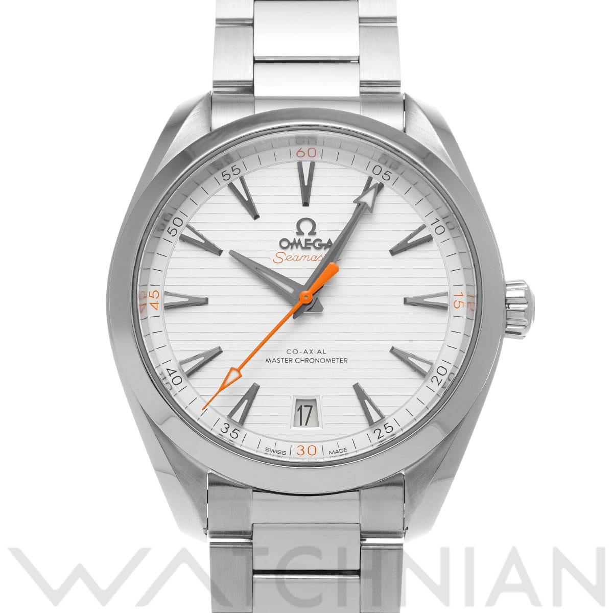 オメガ シーマスター アクアテラ コーアクシャル マスタークロノメーター 220.10.41.21.02.001 シルバー メンズ 時計 【中古】【wristwatch】