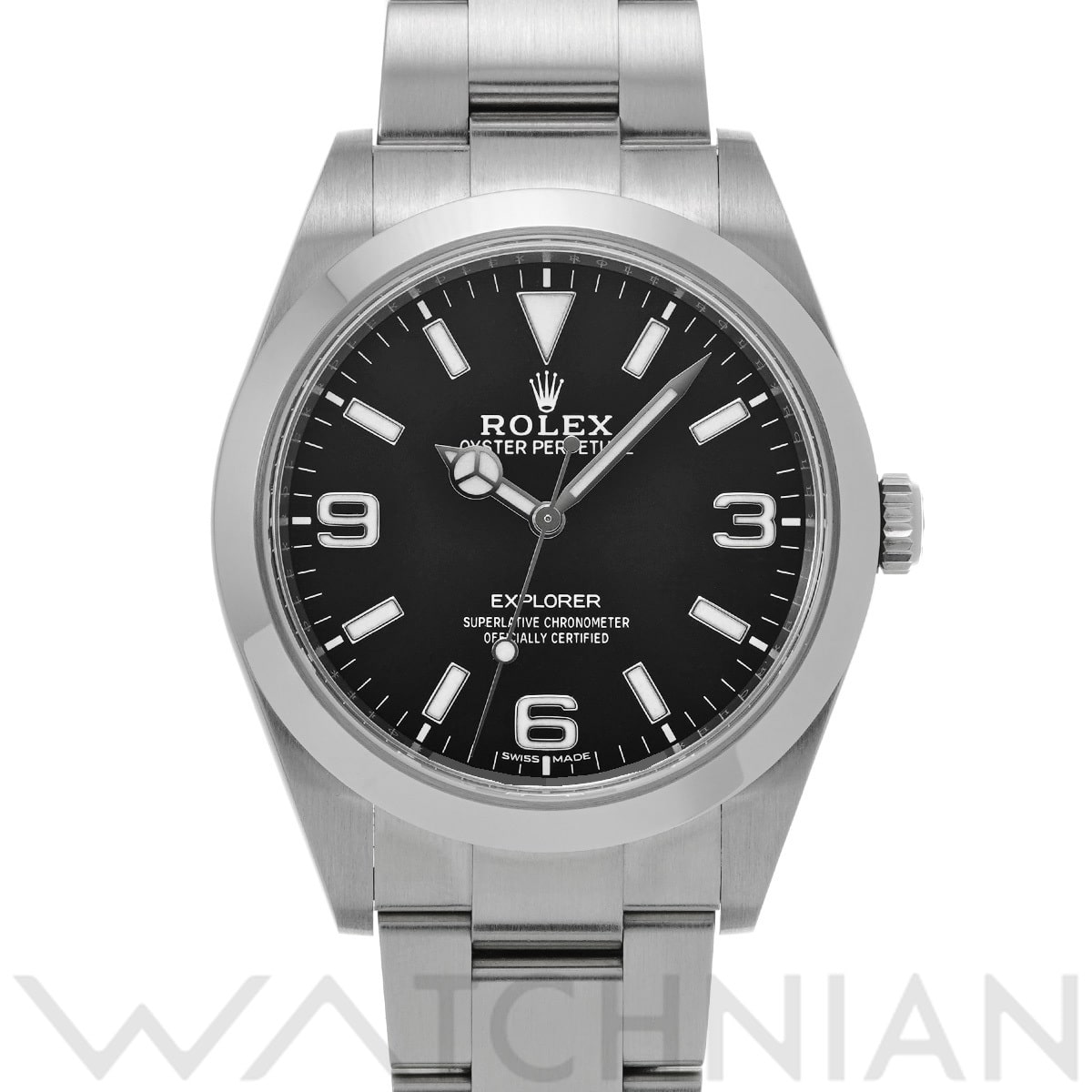 ロレックス エクスプローラー 214270 ブラック メンズ 時計 【中古】【wristwatch】