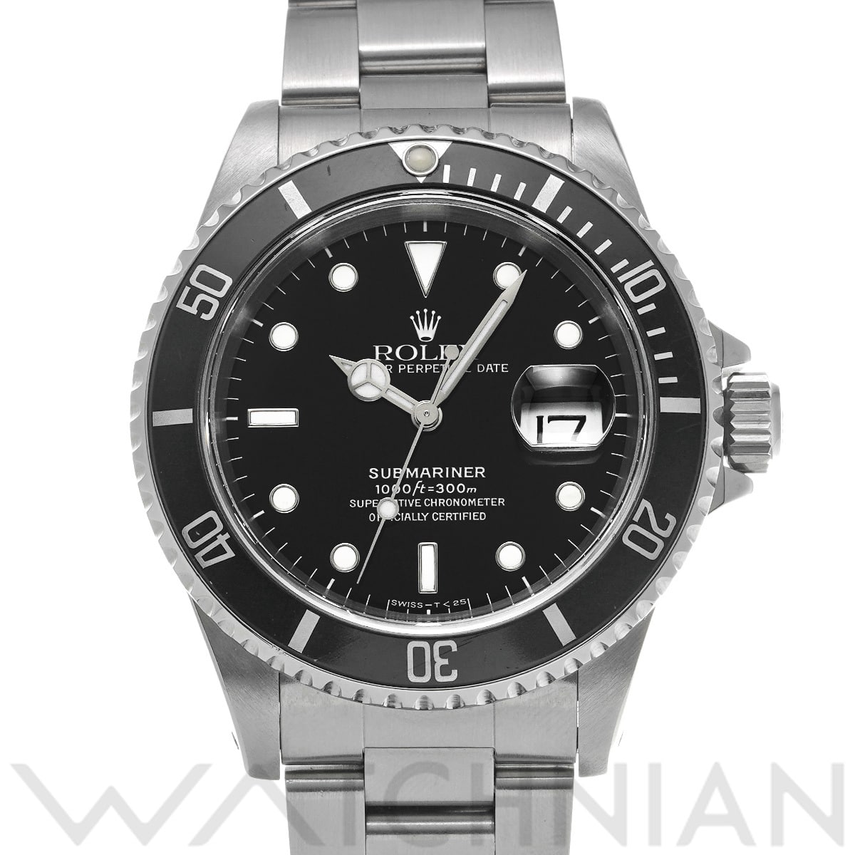 ロレックス サブマリーナ デイト 16610LN ブラック メンズ 時計 【中古】【wristwatch】