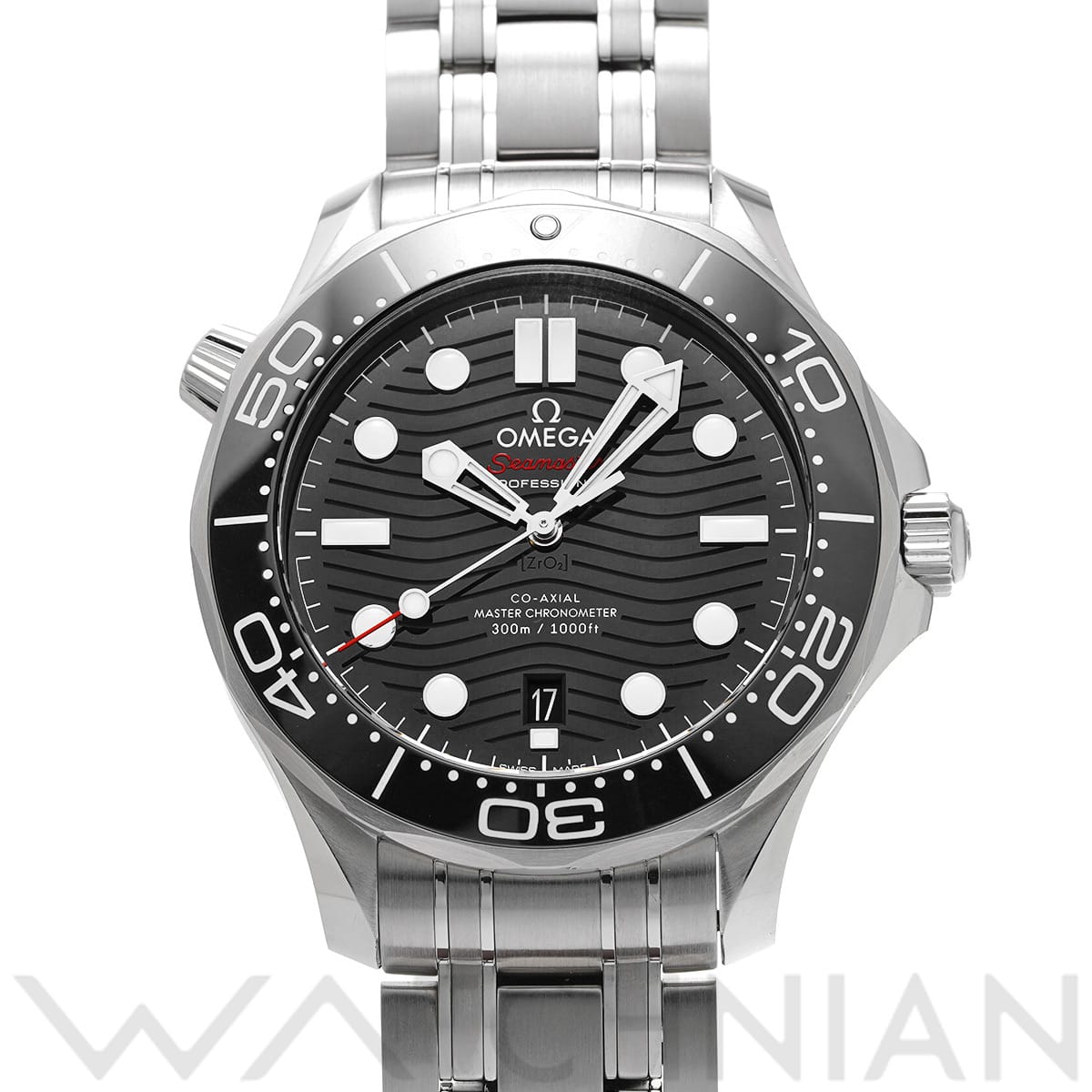 オメガ シーマスター ダイバー300 コーアクシャル マスタークロノメーター 210.30.42.20.01.001 ブラック メンズ 時計 【中古】【wristwatch】