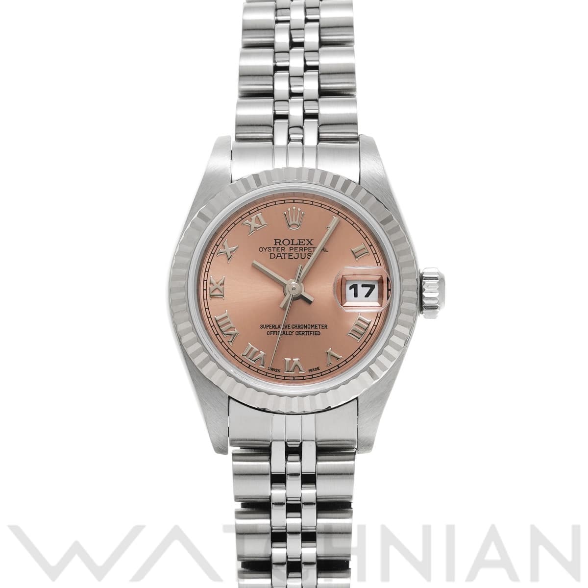 ロレックス レディ デイトジャスト 79174 ピンク レディース 時計 【中古】【wristwatch】