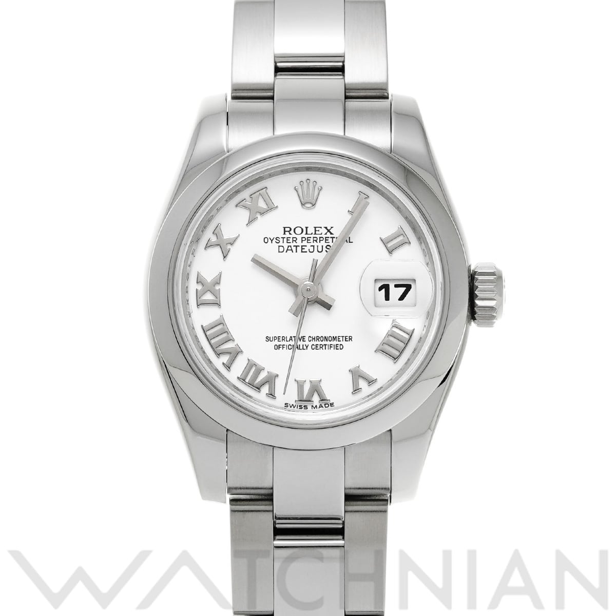 ロレックス デイトジャスト 179160 ホワイト レディース 時計 【中古】【wristwatch】