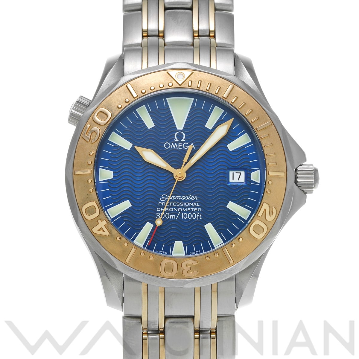 オメガ シーマスター プロフェッショナル 300 2455.80 ブルー メンズ 時計 【中古】【wristwatch】