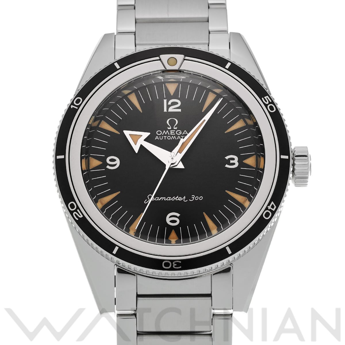 オメガ シーマスター 300 マスタークロノメーター 1957 トリロジー 234.10.39.20.01.001 ブラック メンズ 時計 【中古】【wristwatch】