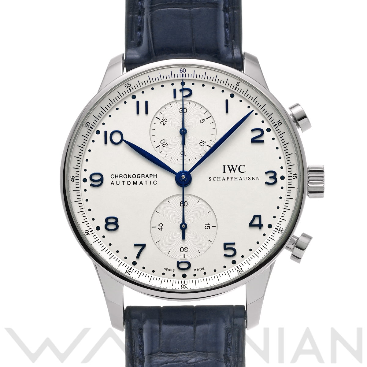 IWC ポルトギーゼ クロノグラフ IW371446 シルバー メンズ 時計 【中古】【wristwatch】