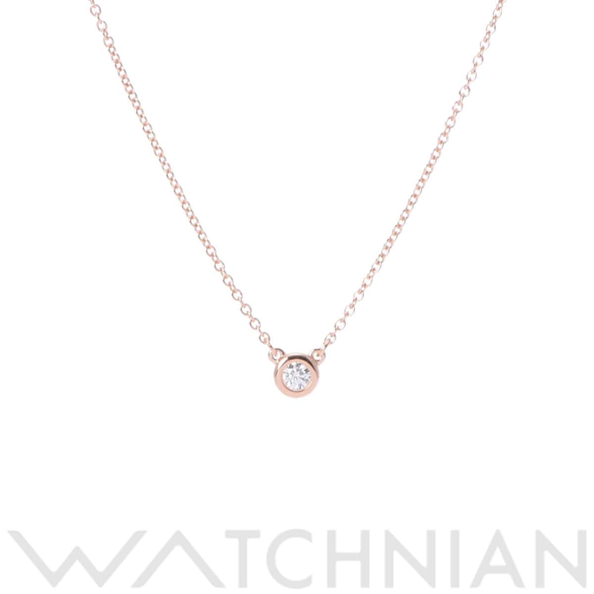 ティファニー バイザヤード ネックレス 1PD ゴールド K18ピンクゴールド PG レディース ジュエリー 【中古】【jewelry】