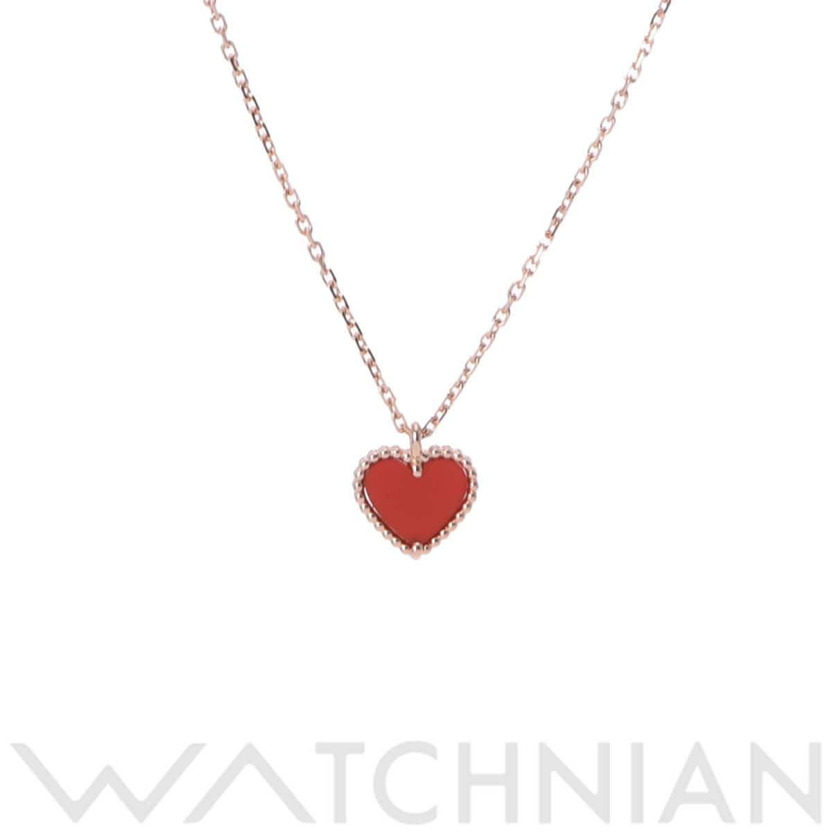 ヴァン クリーフ&アーペル スウィートアルハンブラ ネックレス ゴールド K18ピンクゴールド PG レディース ジュエリー 【中古】【jewelry】