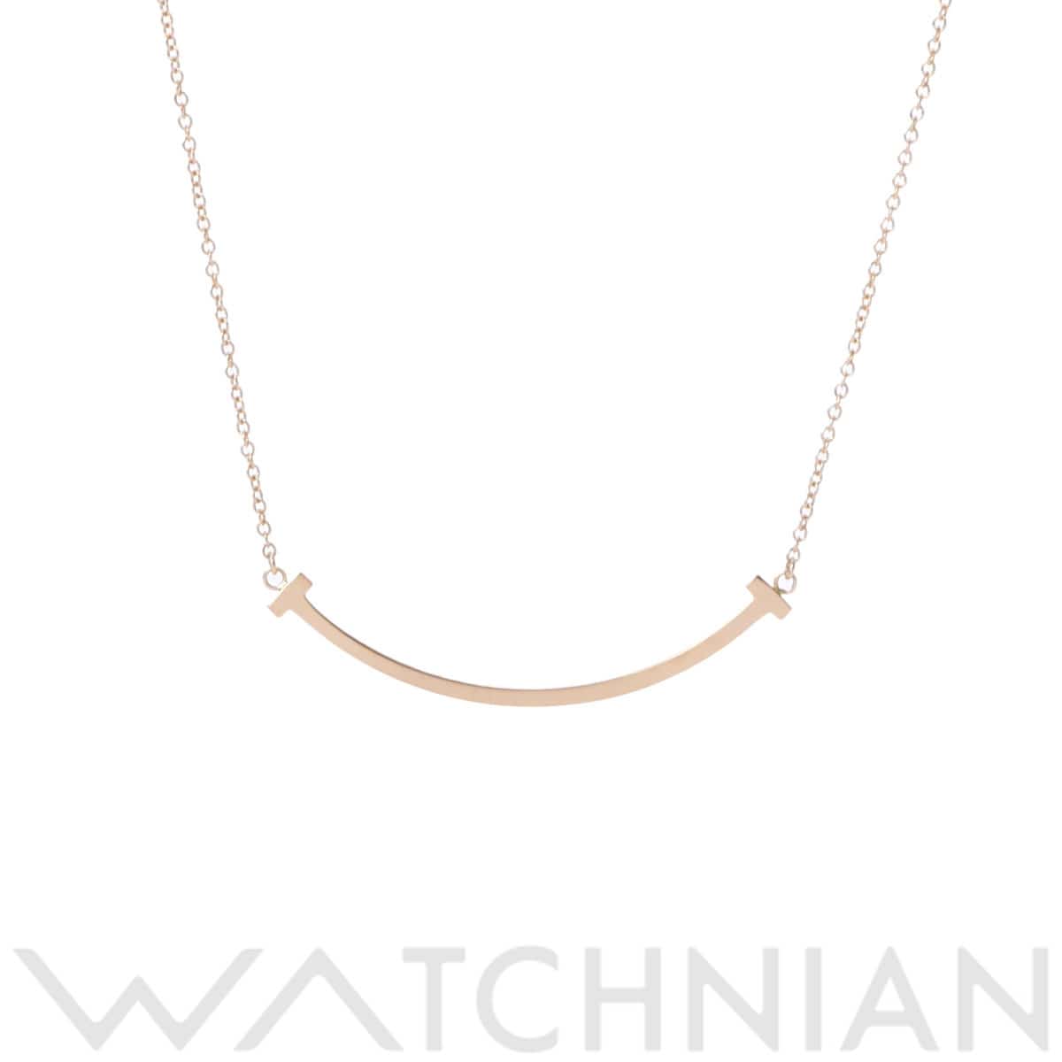 ティファニー Tスマイル ネックレス スモール  ゴールド K18イエローゴールド YG レディース ジュエリー 【中古】【jewelry】