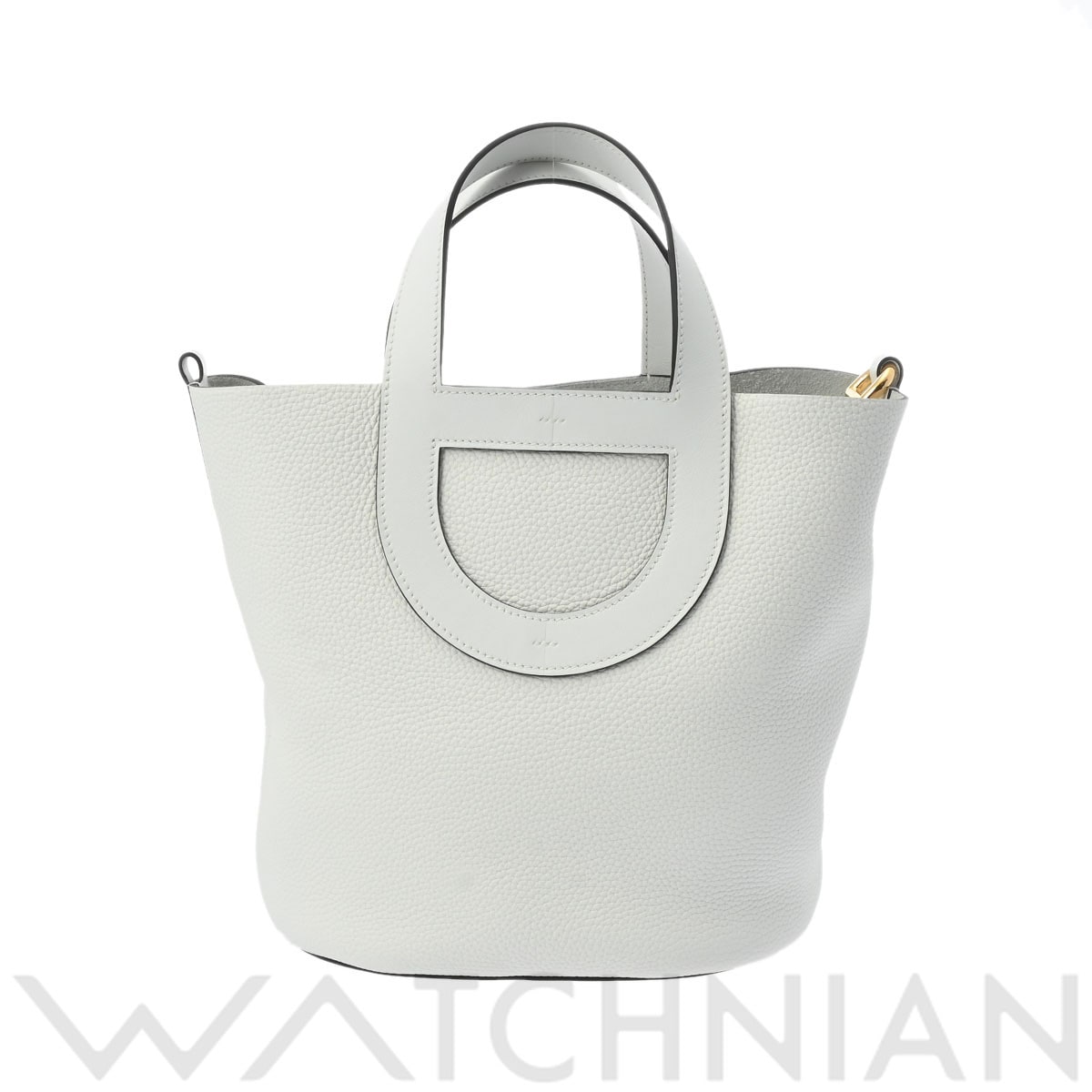 エルメス インザループ 23 ニューホワイト/ゴールド金具 トリヨンクレマンス レディース バッグ 【未使用】【bag】