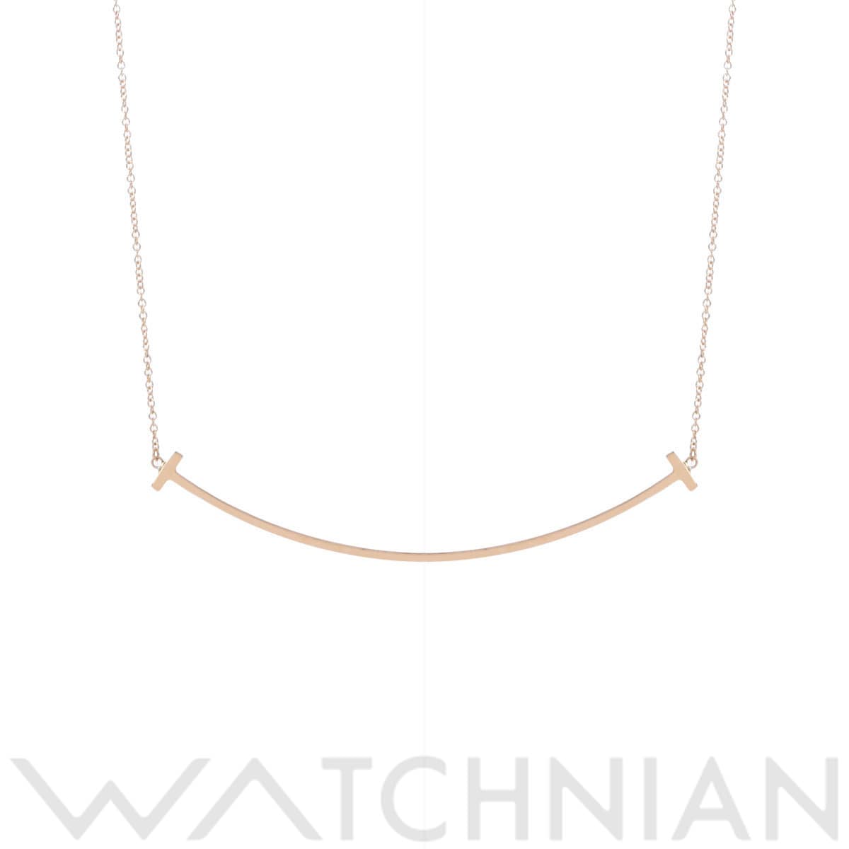 ティファニー Tスマイル ネックレス ラージ ゴールド K18イエローゴールド YG レディース ジュエリー 【中古】【jewelry】