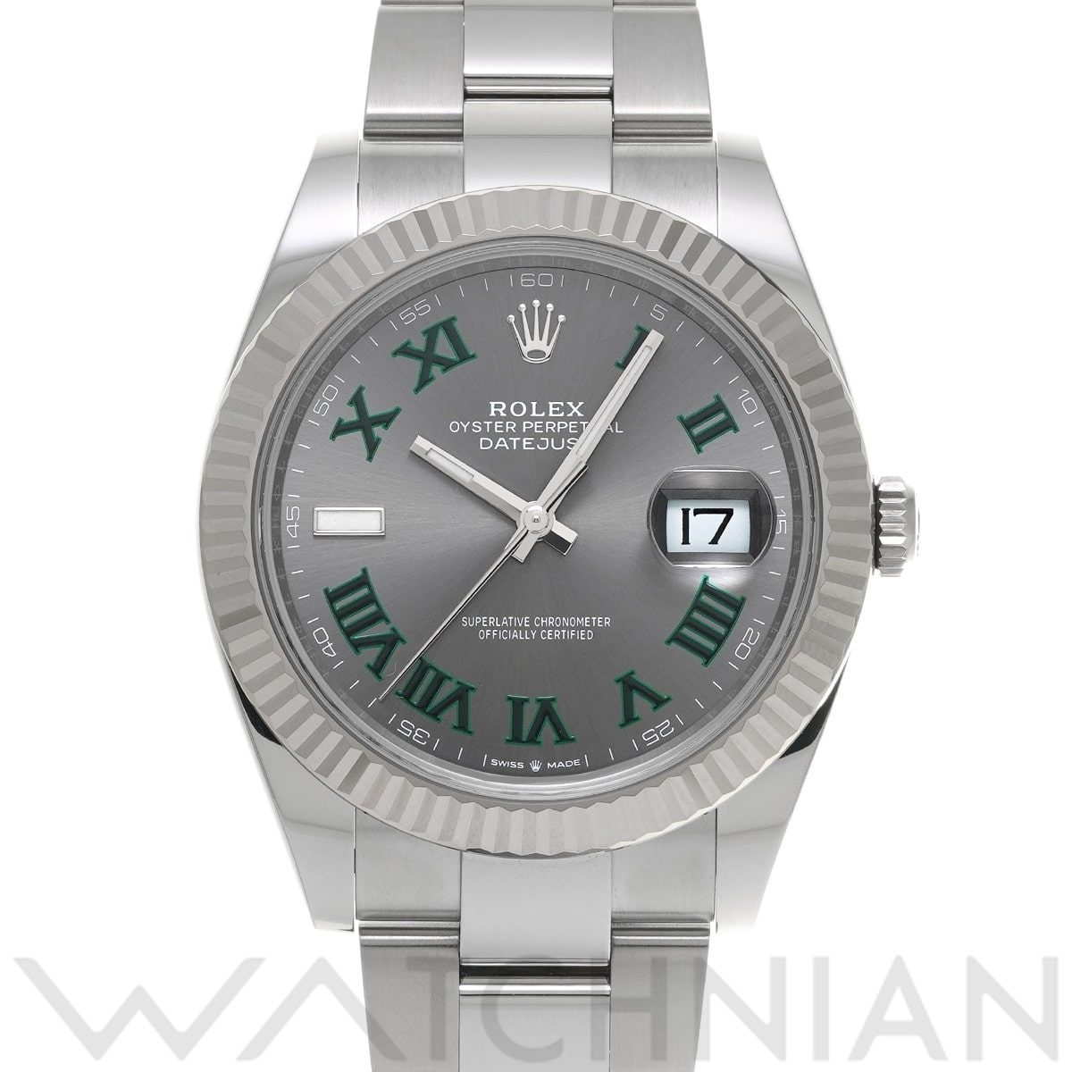 ロレックス デイトジャスト 41 126334 スレート メンズ 時計 【中古】【wristwatch】