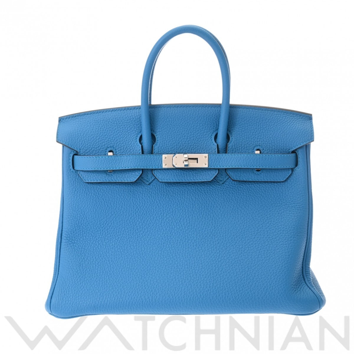 エルメス バーキン 25 ブルーフリーダ/パラジウム金具 トゴ レディース バッグ 【中古】【bag】