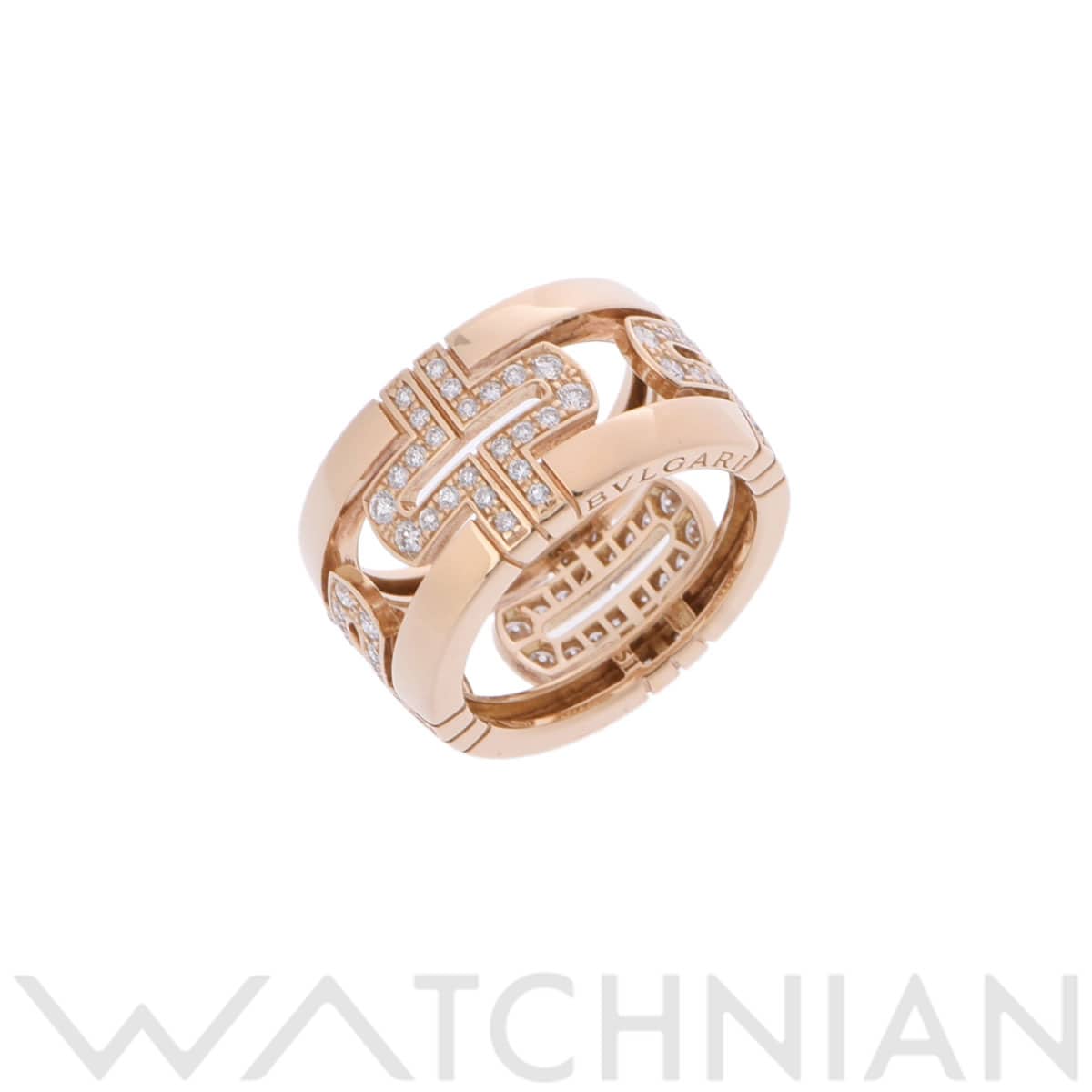 ブルガリ オープンパレンテシ リング #51 ゴールド 342213 K18イエローゴールド YG レディース ジュエリー 【中古】【jewelry】