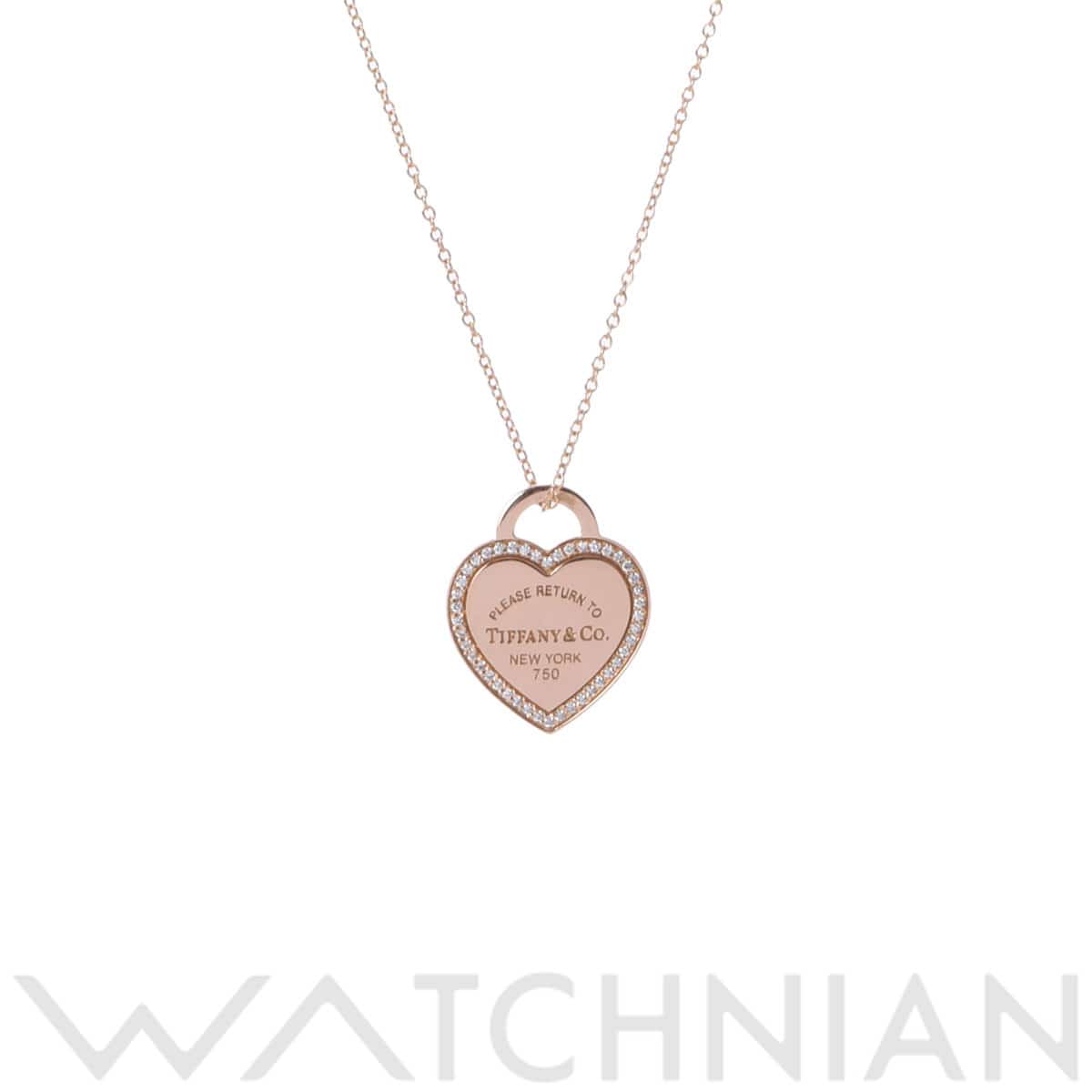 ティファニー リターントゥハートタグ ネックレス ゴールド K18ピンクゴールド PG レディース ジュエリー 【中古】【jewelry】