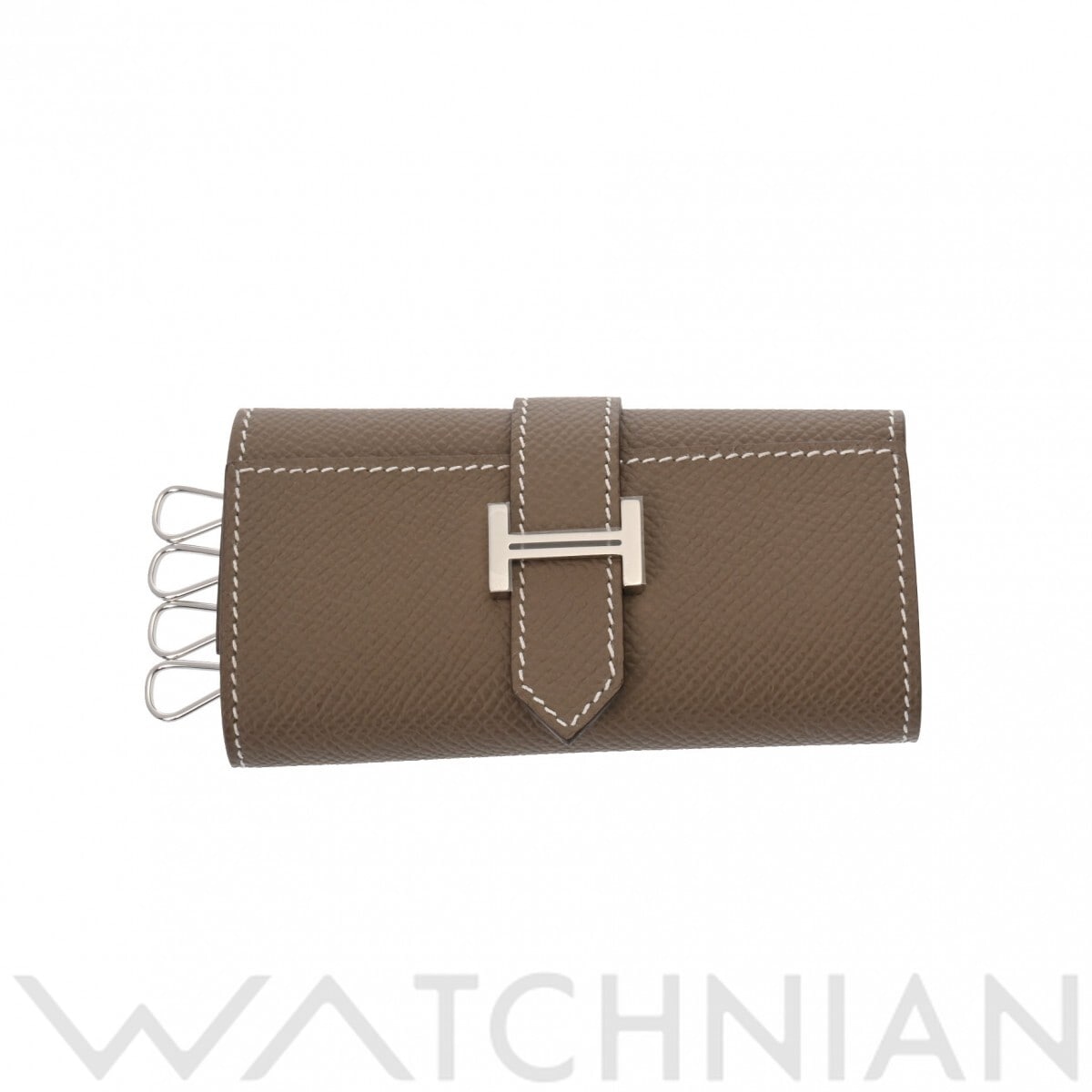 エルメス ベアン エトゥープ/パラジウム金具 ヴォーエプソン ユニセックス 【未使用】【other】