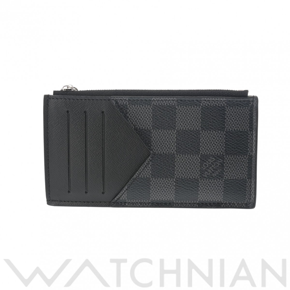 ルイ ヴィトン ダミエグラフィット コインカードホルダー ブラック/グレー N64038 レザー メンズ 【中古】【other】