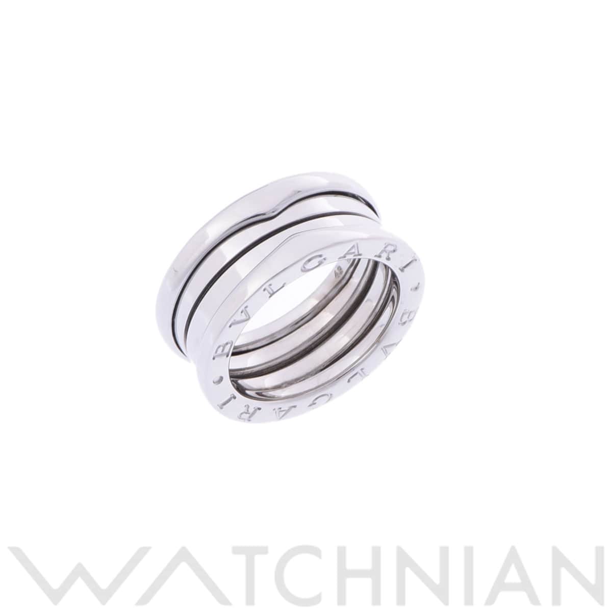 ブルガリ B.ZERO1 リング #49 シルバー K18ホワイトゴールド WG レディース ジュエリー 【中古】【jewelry】