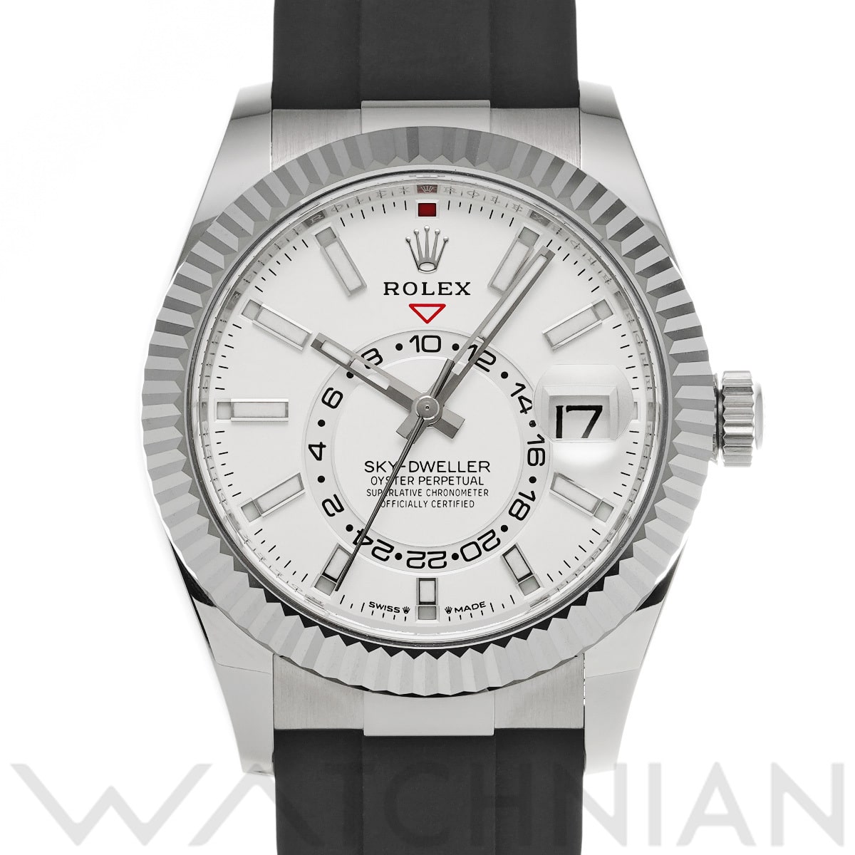 ロレックス スカイドゥエラー 336239 ホワイト メンズ 時計 【中古】【wristwatch】