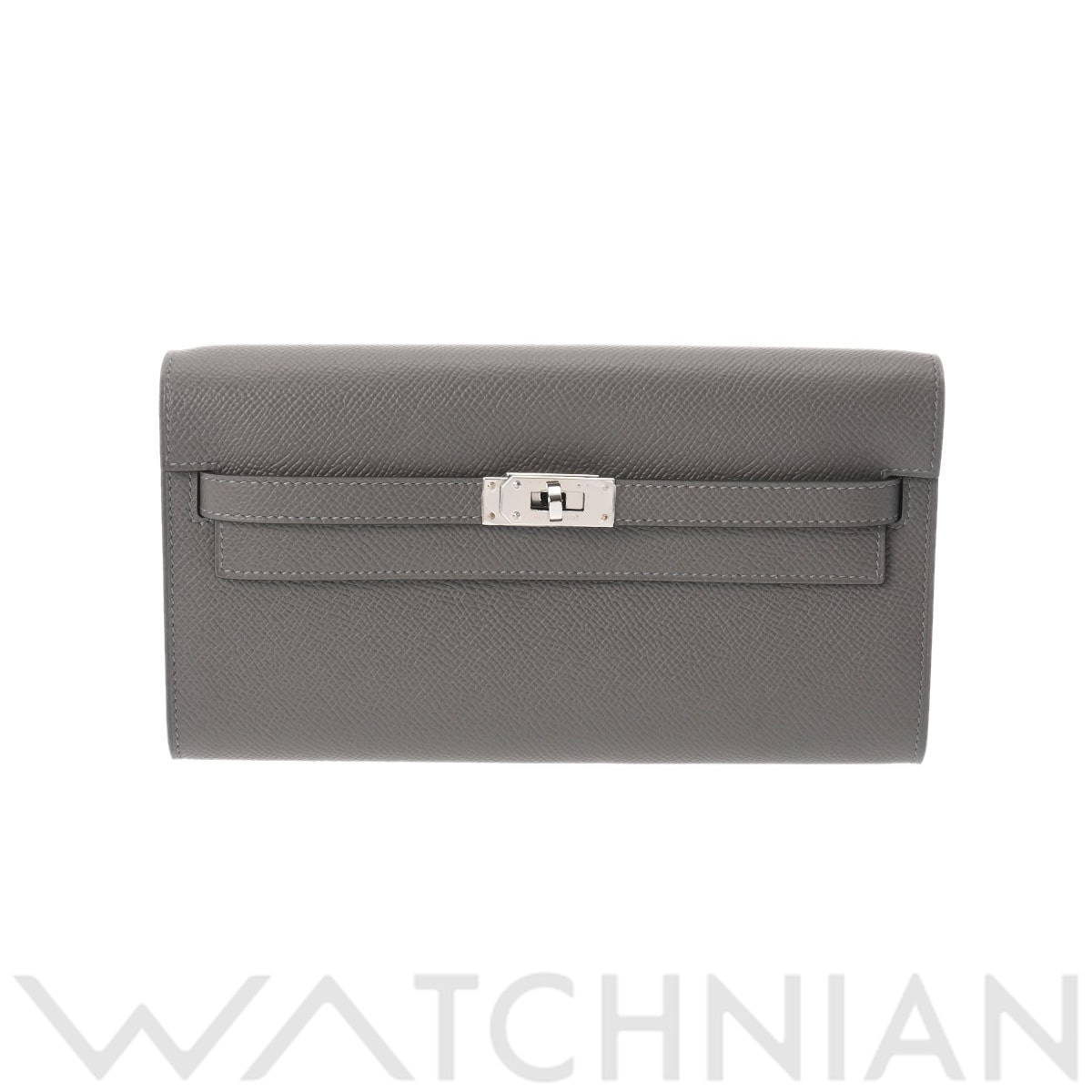 エルメス ケリーウォレット ロング トゥーゴー エタン/パラジウム金具 ヴォーエプソン レディース 財布 【未使用】【purse】