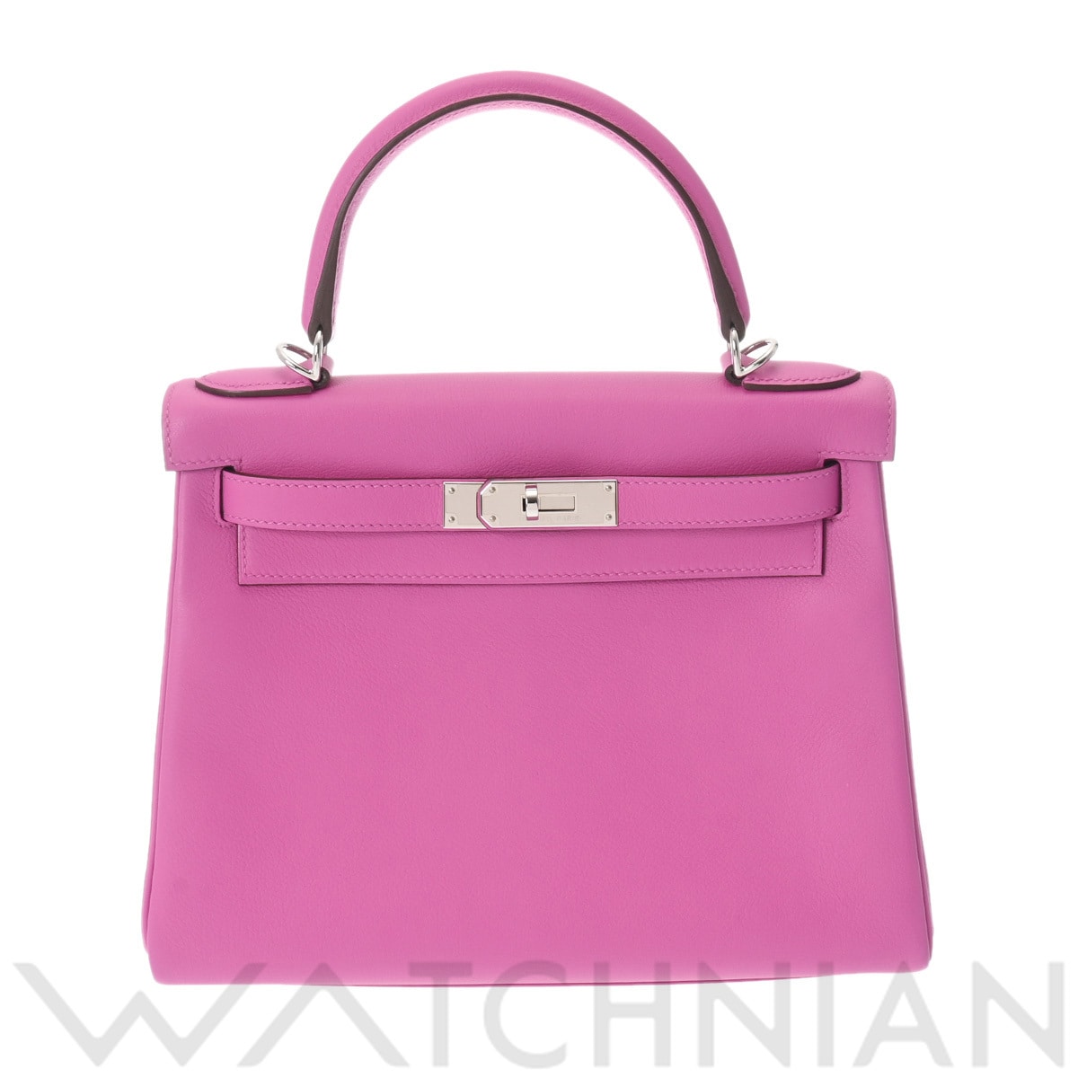 エルメス ケリー 28 内縫い 2WAY マグノリア/パラジウム金具 エバーカラー レディース バッグ 【中古】【bag】