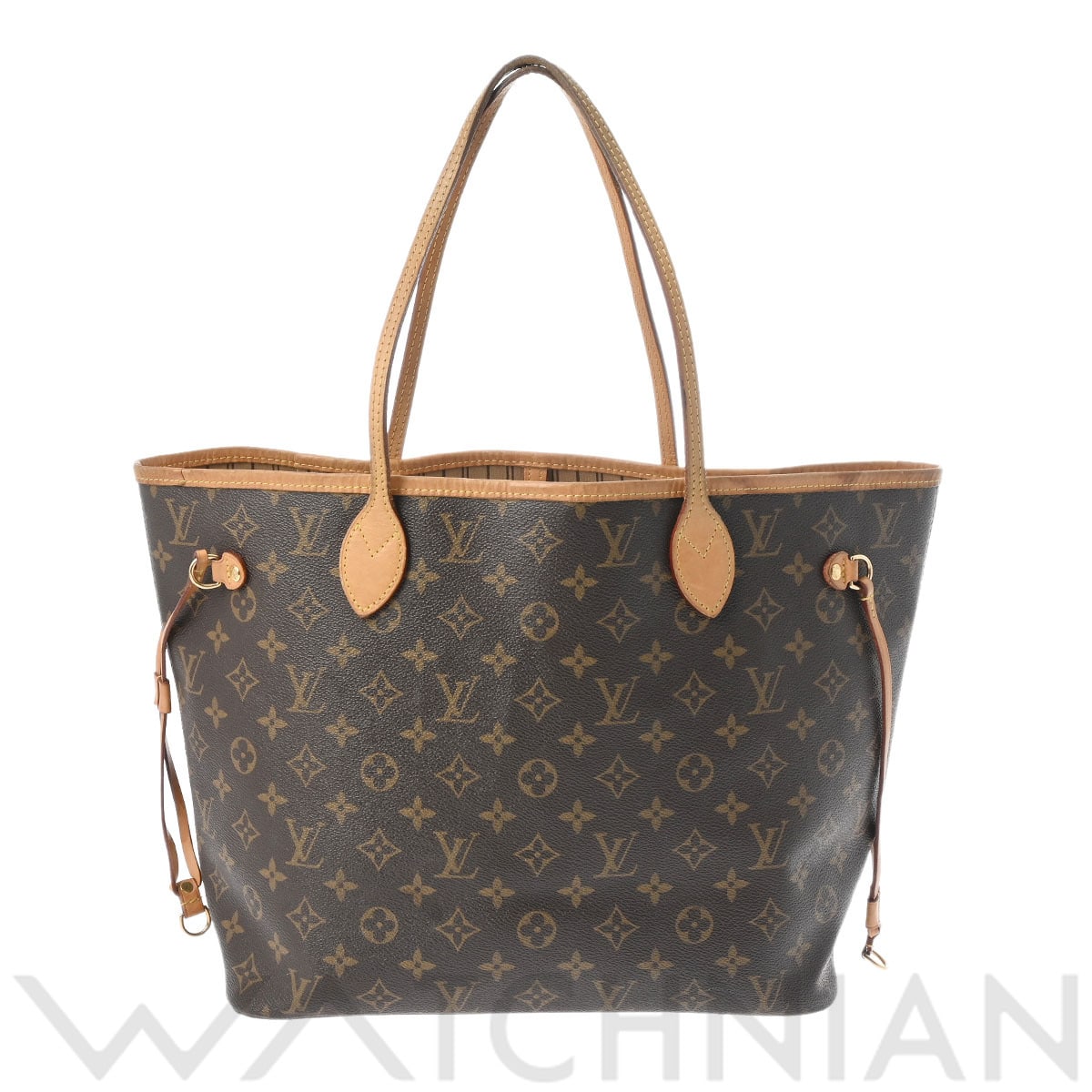 ルイ ヴィトン モノグラム サックプラ ハンドバッグ トートバッグ M51140 美しい ブラウン PVC レザー レディース LOUIS  VUITTON 【中古】