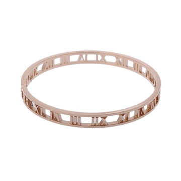 ティファニー アトラスオープンバングル ゴールド K18ピンクゴールド PG レディース ジュエリー 【中古】【jewelry】