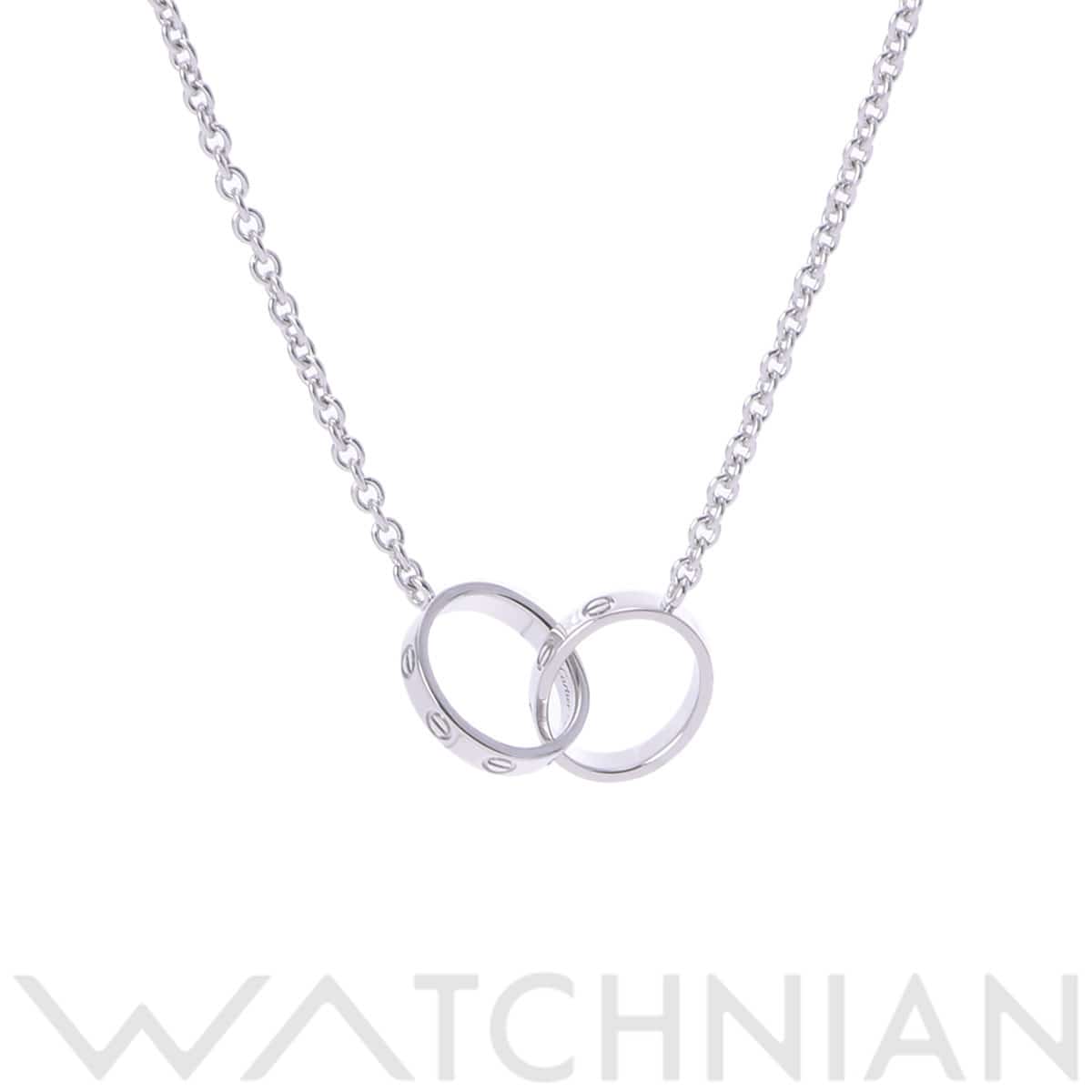 カルティエ ベビーラブ ネックレス シルバー CRB7212500 K18ホワイトゴールド WG レディース ジュエリー 【中古】【jewelry】