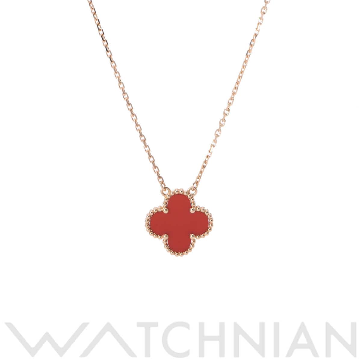 ヴァン クリーフ&アーペル ヴィンテージアルハンブラ ネックレス ゴールド VCARD38500 K18イエローゴールド YG レディース ジュエリー 【中古】【jewelry】