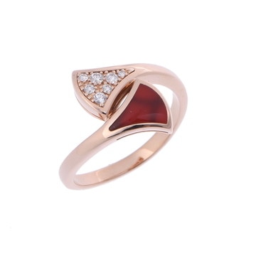 ブルガリ ディーヴァドリーム リング #52 ゴールド K18ピンクゴールド PG レディース ジュエリー 【中古】【jewelry】