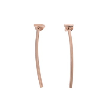 ティファニー Tバーピアス ゴールド K18ピンクゴールド PG レディース ジュエリー 【中古】【jewelry】