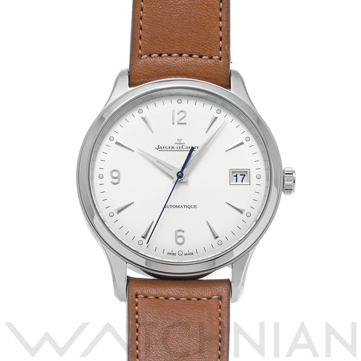 ジャガー ルクルト マスター コントロール デイト Q4018420 シルバー メンズ 時計 【中古】【wristwatch】