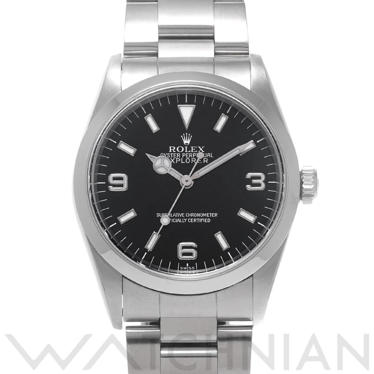 ロレックス エクスプローラー 14270 ブラック メンズ 時計 【中古】【wristwatch】