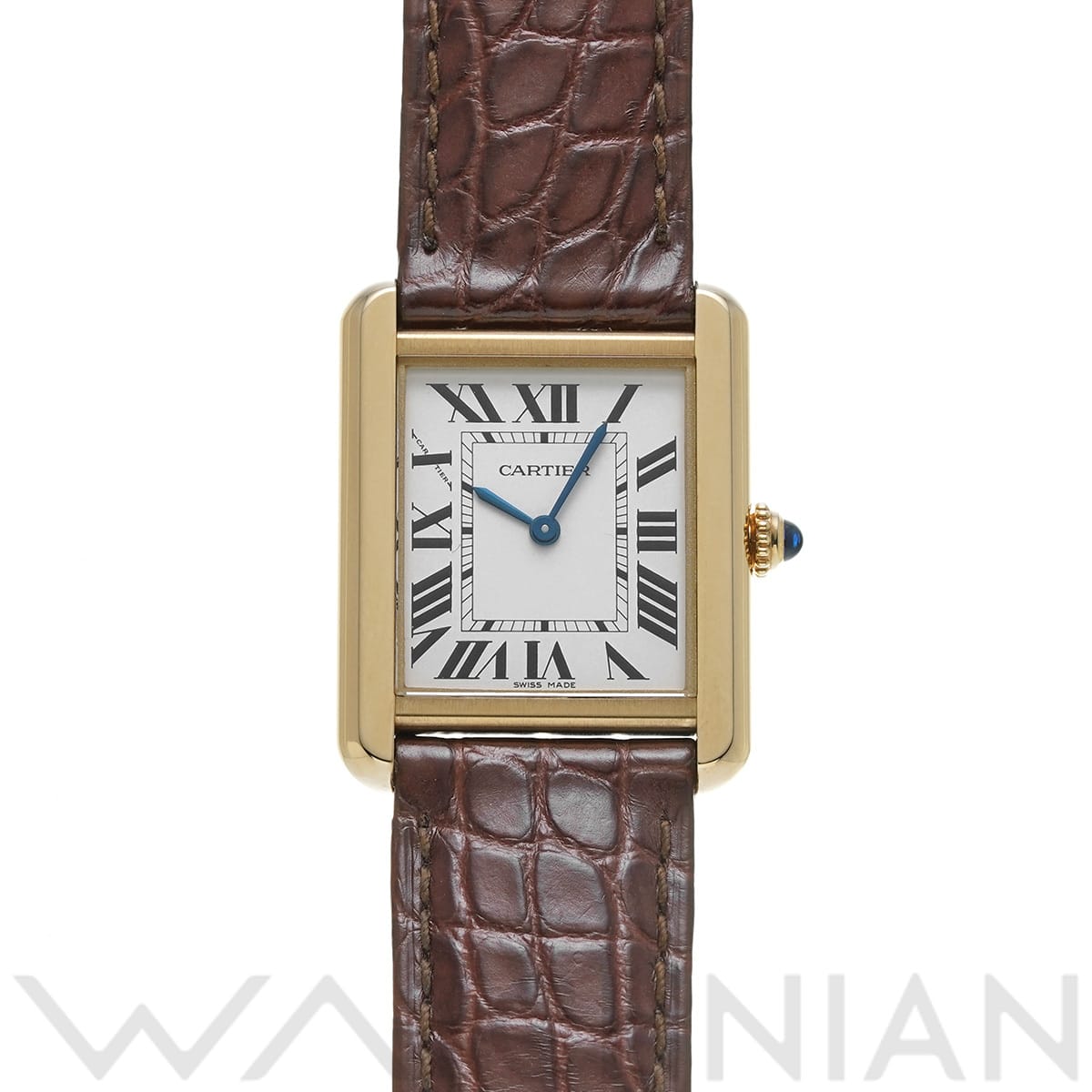 カルティエ タンクソロ SM W5200002 シルバー レディース 時計 【中古】【wristwatch】