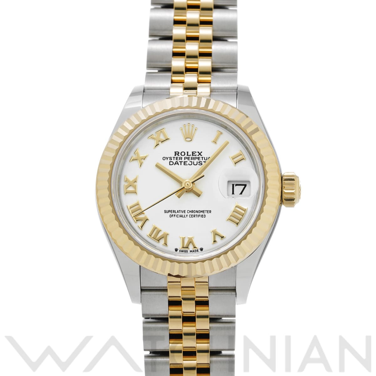 ロレックス レディ デイトジャスト 28 279173 ホワイト レディース 時計 【中古】【wristwatch】