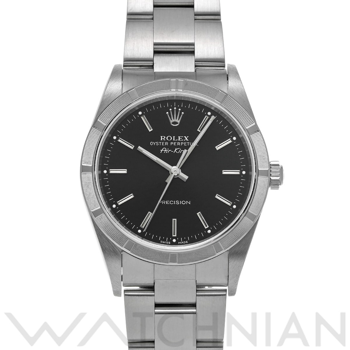 ロレックス エアキング 14010M ブラック メンズ 時計 【中古】【wristwatch】