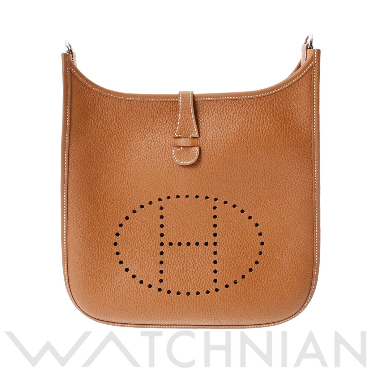 エルメス エヴリン 3 PM ゴールド/パラジウム金具 トリヨンクレマンス ユニセックス バッグ 【未使用】【bag】
