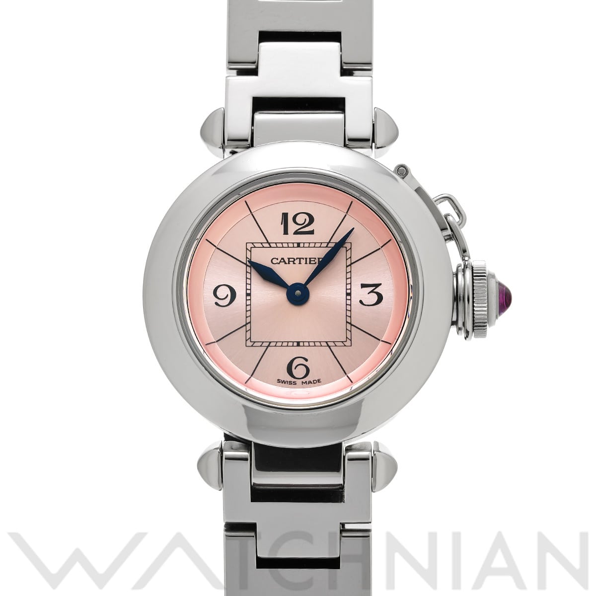 カルティエ ミスパシャ W3140008 ピンク レディース 時計 【中古】【wristwatch】