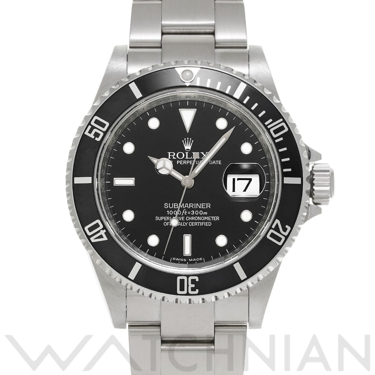 ロレックス サブマリーナ デイト 16610 ブラック メンズ 時計 【中古】【wristwatch】