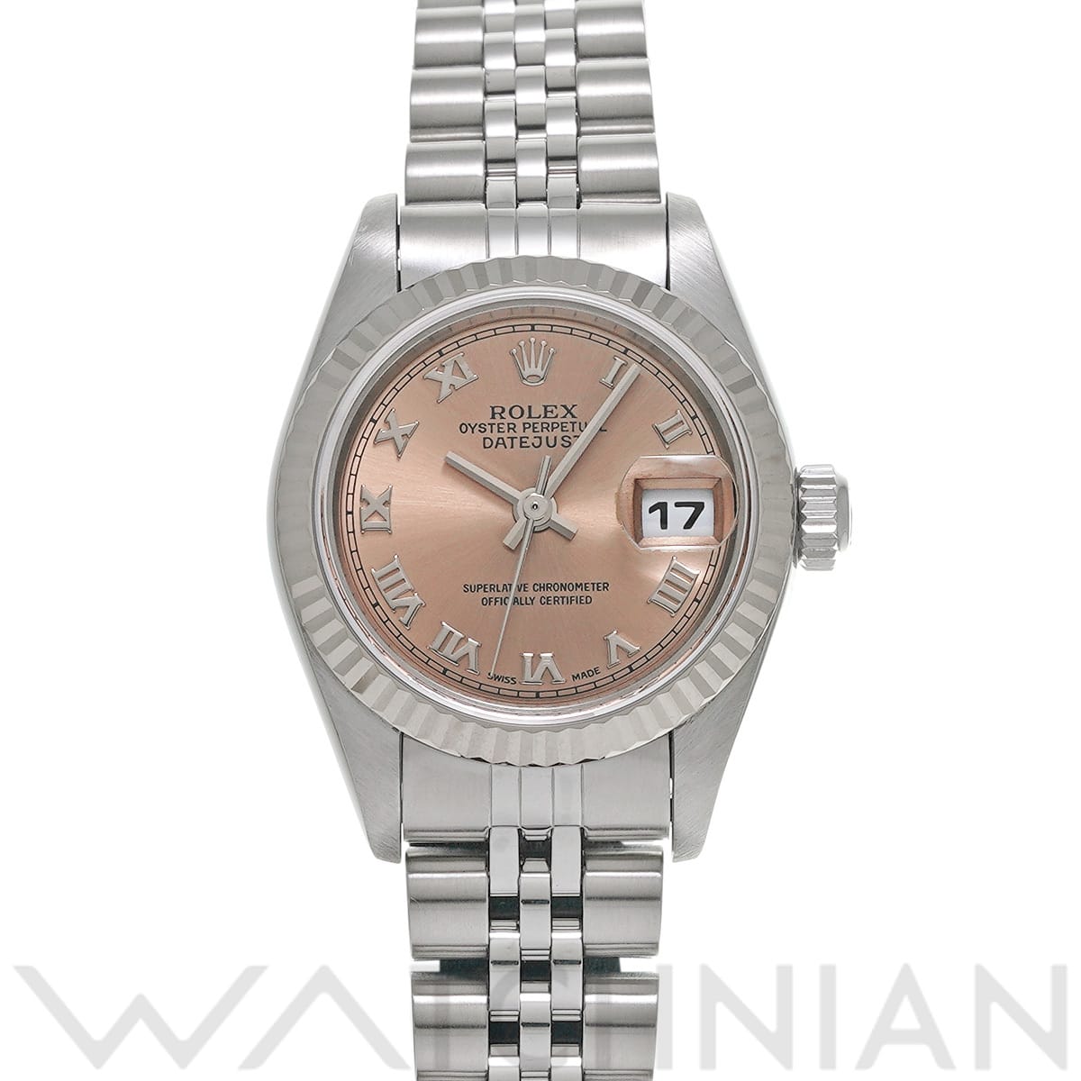 ロレックス デイトジャスト 79174 ピンク レディース 時計 【中古】【wristwatch】