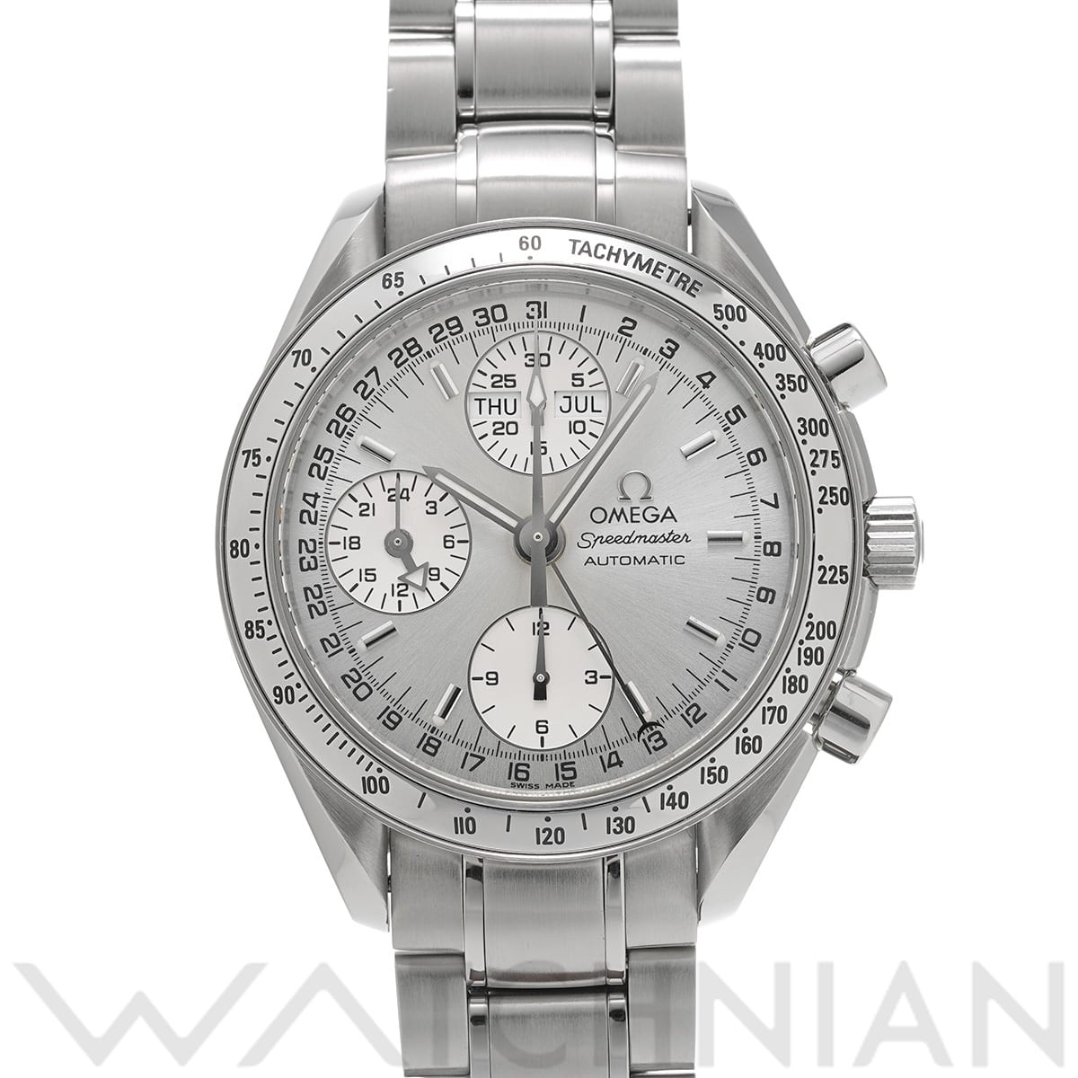 オメガ スピードマスター トリプルカレンダー 3523.30 シルバー メンズ 時計 【中古】【wristwatch】
