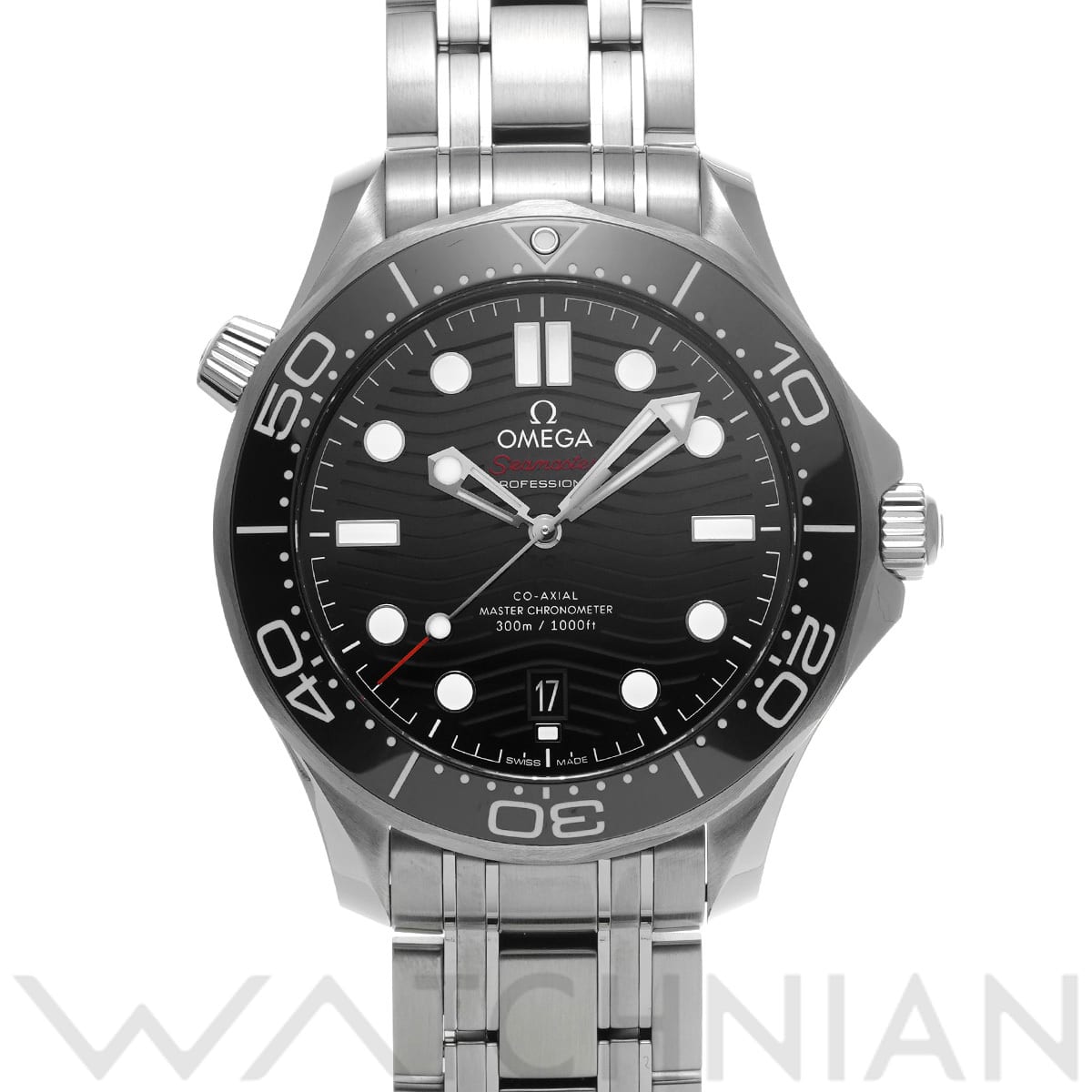 オメガ シーマスター ダイバー300 コーアクシャル マスタークロノメーター 210.30.42.20.01.001 ブラック メンズ 時計 【中古】【wristwatch】