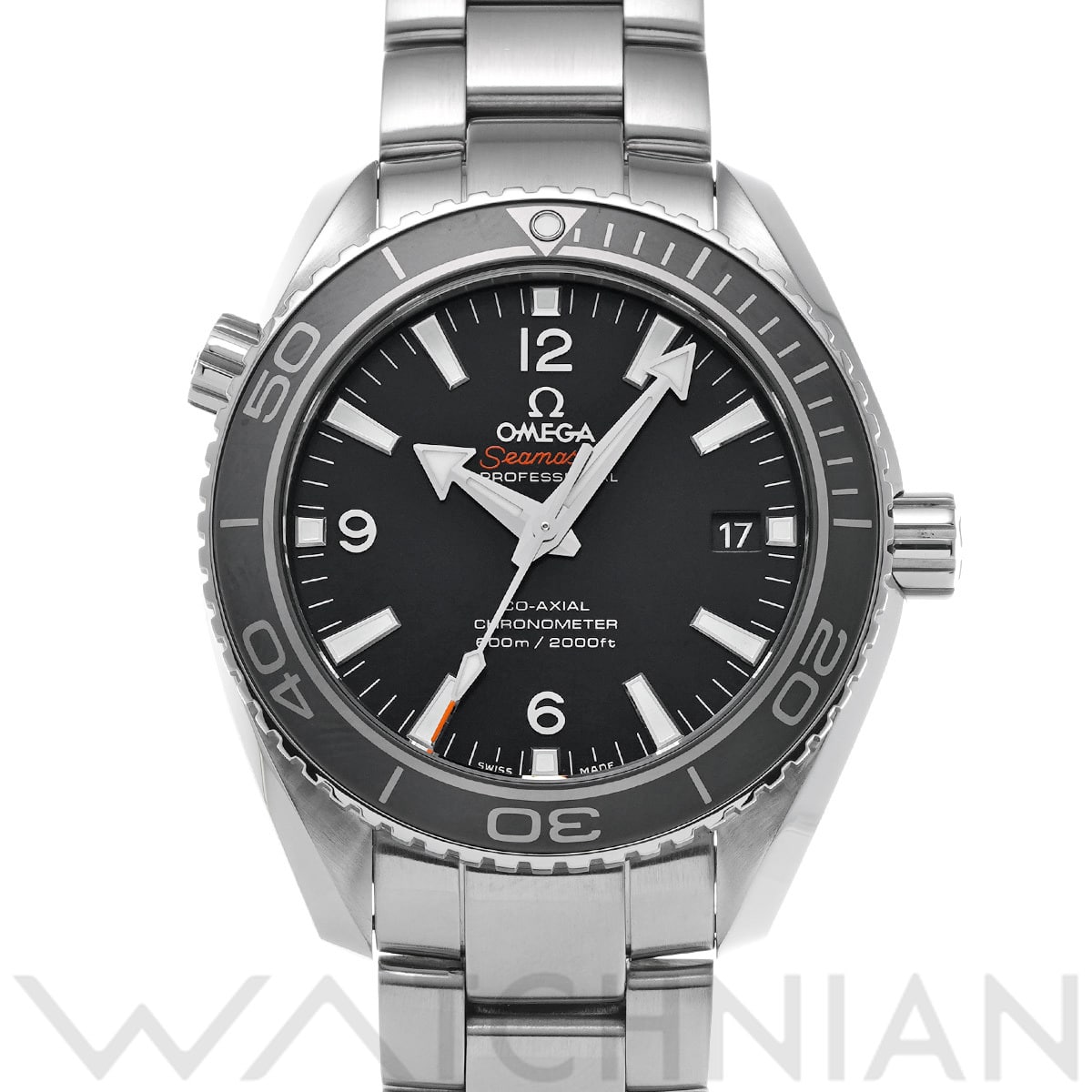 オメガ シーマスター プラネットオーシャン 600 コーアクシャル 232.30.42.21.01.001 ブラック メンズ 時計 【中古】【wristwatch】