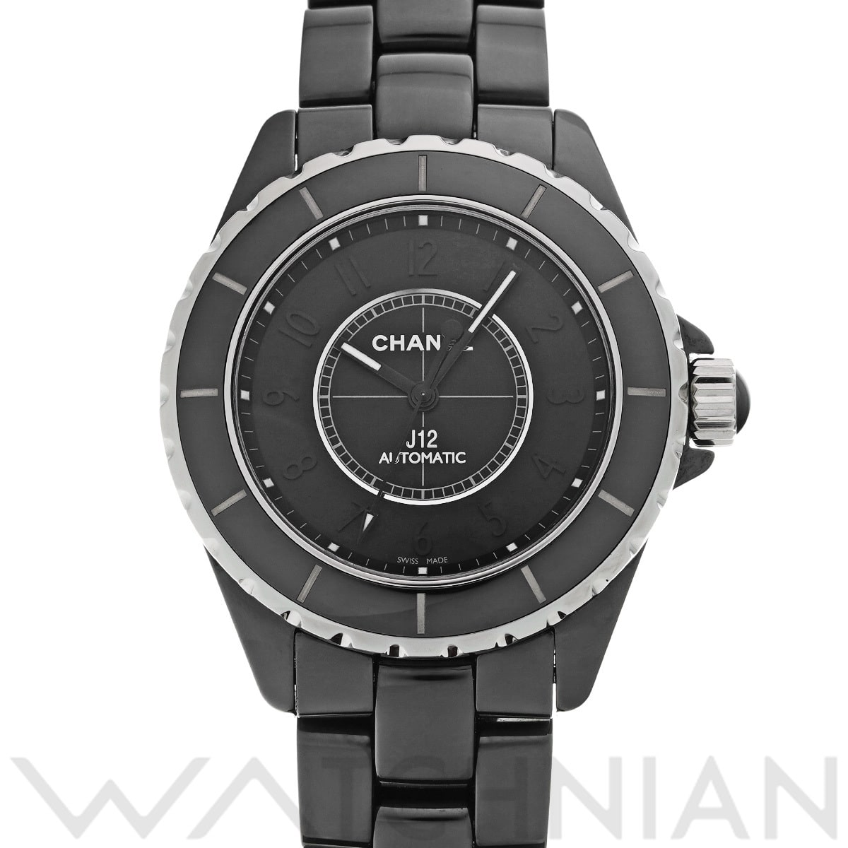 シャネル J12 インテンスブラック 38MM H3829 インテンスブラック メンズ 時計 【中古】【wristwatch】