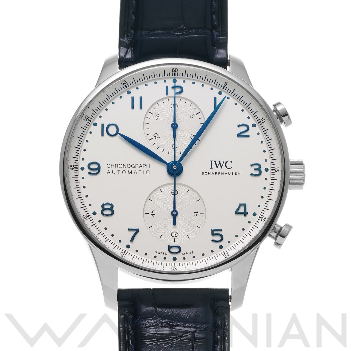 IWC ポルトギーゼ クロノグラフ IW371605 シルバー メンズ 時計 【中古】【wristwatch】